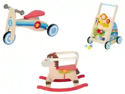 Lidl Playtive Loopfiets, schommelpaard of loopwagen aanbieding