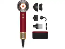MediaMarkt Dyson Supersonic Nural - Red Velvet / Gold Föhn Rood aanbieding