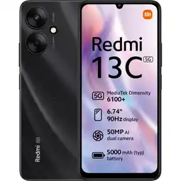MediaMarkt Xiaomi Redmi 13c 5g - 128 Gb Zwart aanbieding