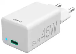 MediaMarkt Hama 201653 Reislader Usb-c Quick Charge 45w Wit aanbieding