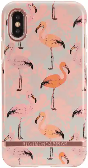 MediaMarkt Richmond & Finch Roze Flamingo Goud Iphone X aanbieding