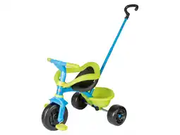 Lidl SMOBY Driewieler BE FUN+, met duwstang aanbieding