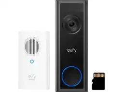 MediaMarkt Eufy Chime + Sd Kaart 2k Met C31 Video Slimme Deurbel aanbieding