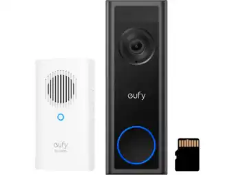 MediaMarkt Eufy Chime + Sd Kaart 2k Met C31 Video Slimme Deurbel aanbieding
