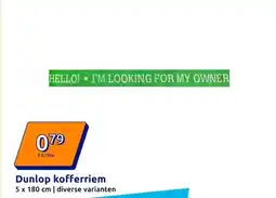 Action Dunlop kofferriem aanbieding