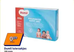 Action Dumil luierzakjes aanbieding