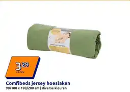 Action Comfibeds jersey hoeslaken aanbieding