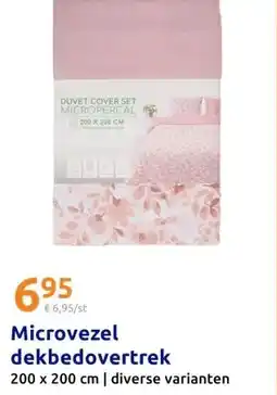 Action Microvezel dekbedovertrek aanbieding
