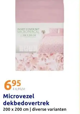 Action Microvezel dekbedovertrek aanbieding