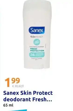 Action Sanex Skin Protect deodorant Fresh... aanbieding