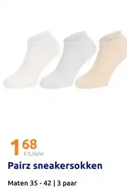 Action Pairz sneakersokken aanbieding