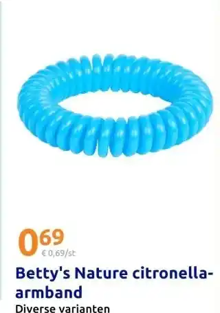 Action Betty's Nature citronella- armband aanbieding