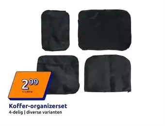 Action Koffer-organizerset aanbieding
