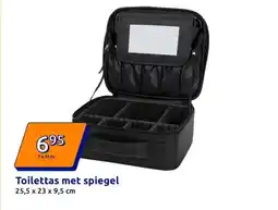Action Toilettas met spiegel aanbieding