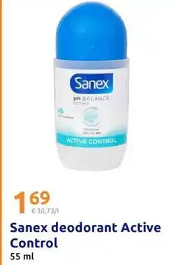 Action Sanex deodorant Active Control aanbieding