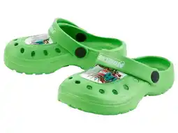 Lidl Kinder clogs Minecraft aanbieding