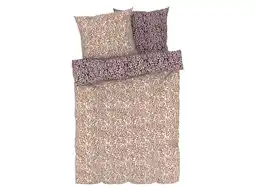 Lidl LIVARNO home Satijnen dekbedovertrek 200 x 200 cm (bloemen/roze/wit) aanbieding