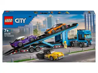 Lidl LEGO City Transportvoertuig met sportauto's - 60408 aanbieding