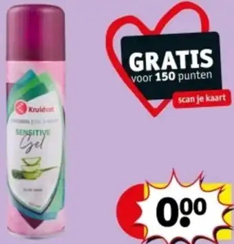 Kruidvat Kruidvat sensitive gel aanbieding