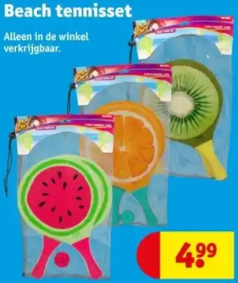 Kruidvat Beach tennisset aanbieding