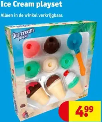 Kruidvat Ice cream playset aanbieding