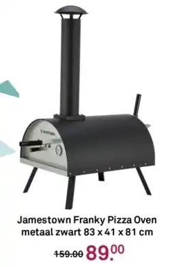 Karwei Jamestown Franky Pizza Oven metaal zwart aanbieding