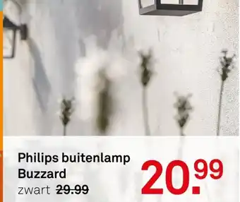 Karwei Philips buitenlamp Buzzard aanbieding