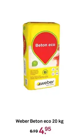 Karwei Weber beton eco aanbieding