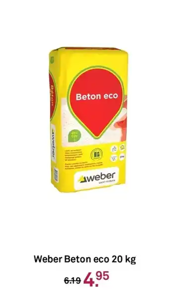 Karwei Weber beton eco aanbieding