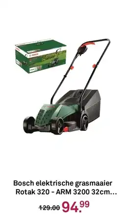 Karwei Bosch elektrische grasmaaier aanbieding