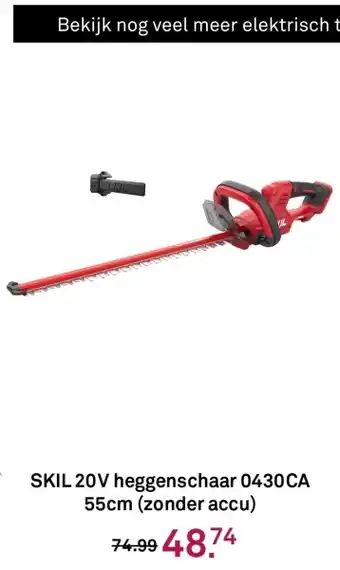 Karwei Skil 20v heggenschaar 0430ca aanbieding