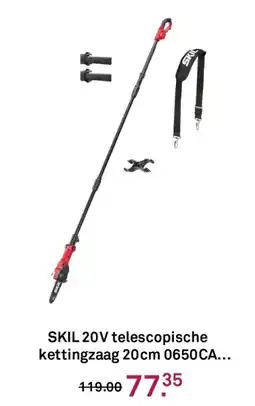 Karwei Skil 20v telescopische kettingzaag aanbieding