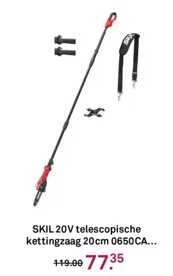 Karwei Skil 20v telescopische kettingzaag aanbieding