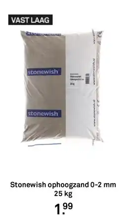 Karwei Stonewish ophoogzand 0 to 2 mm aanbieding