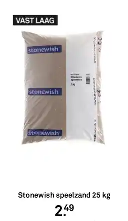 Karwei Stonewish speelzand aanbieding