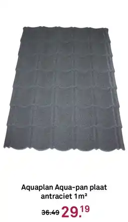 Karwei Aquaplan aqua pan plaat antraciet aanbieding
