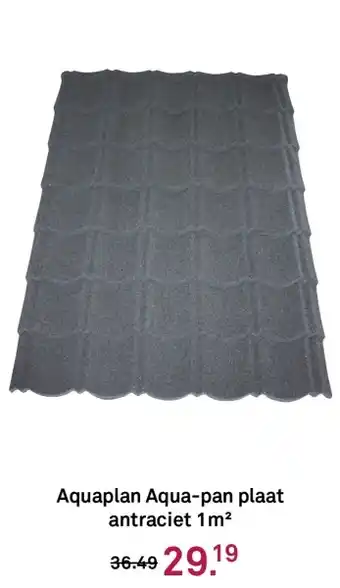 Karwei Aquaplan aqua pan plaat antraciet aanbieding