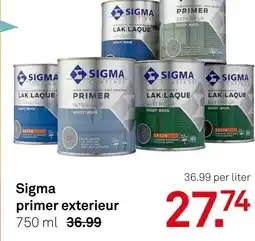 Karwei Sigma primer exterieur aanbieding