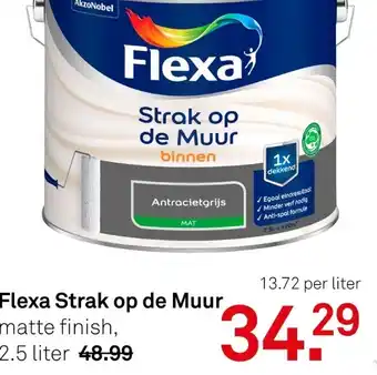 Karwei Flexa strak op de muur aanbieding