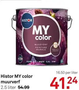 Karwei Histor my color muurverf aanbieding