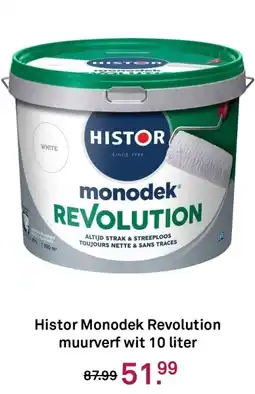 Karwei Histor monodek revolution muurverf wit aanbieding
