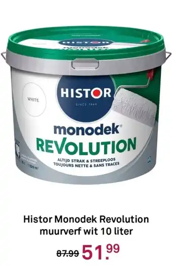 Karwei Histor monodek revolution muurverf wit aanbieding