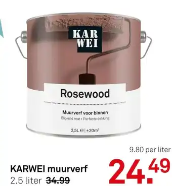 Karwei Karwei muurverf aanbieding