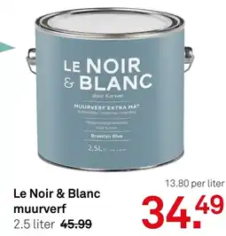 Karwei Le noir & blanc muurverf aanbieding