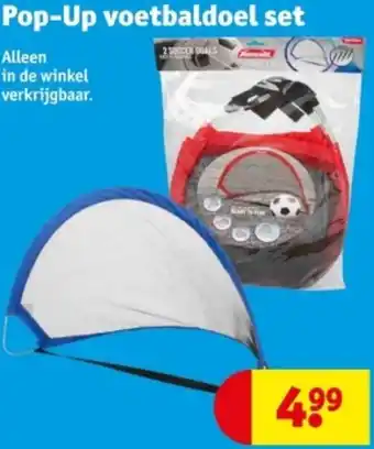 Kruidvat Pop-Up voetbaldoel set aanbieding