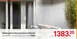 Karwei Maatwerk knikarmscherm calando aanbieding