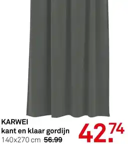 Karwei Karwei kant en klaar gordijn aanbieding