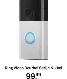 Karwei Ring video deurbel satijn nikkel aanbieding