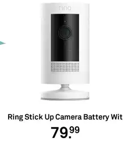 Karwei Ring Stick Up Camera Battery Wit aanbieding