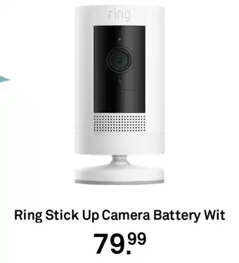 Karwei Ring Stick Up Camera Battery Wit aanbieding